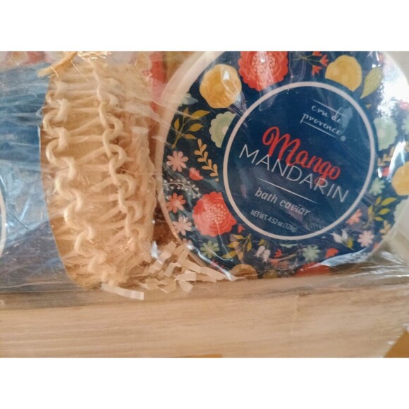 Wine Country Discontinued Gift Basket Mango Mandarin Themed - New - Picture 7 of 12